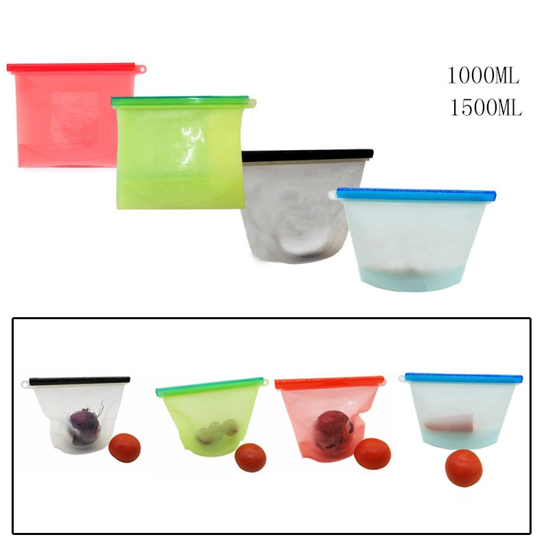 Reusable Silicone Vacuum Seal Bag