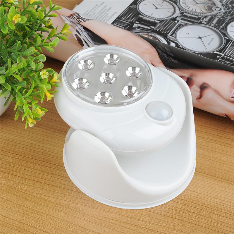 7 LED Night Light Magnetic Wireless Eco-friendly Wall Lamp
