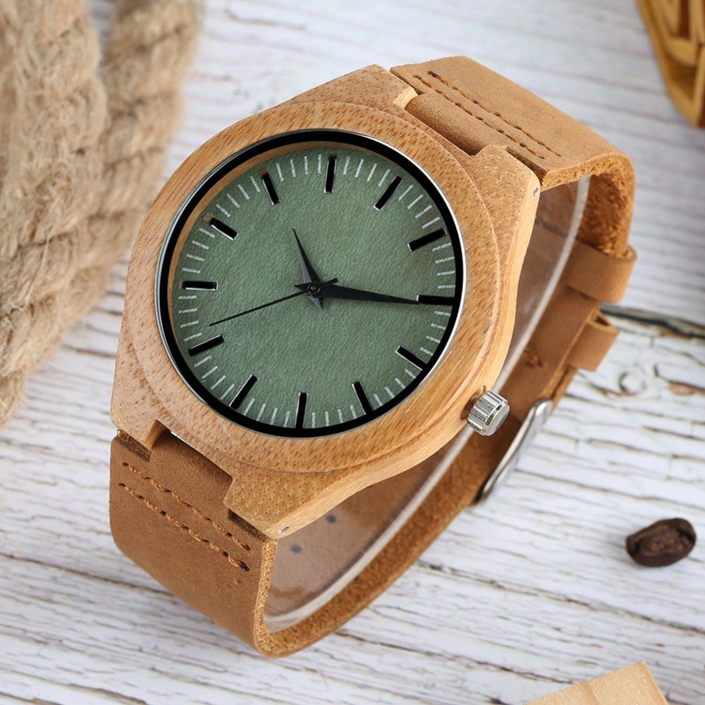 Bamboo Quartz Watch for Men