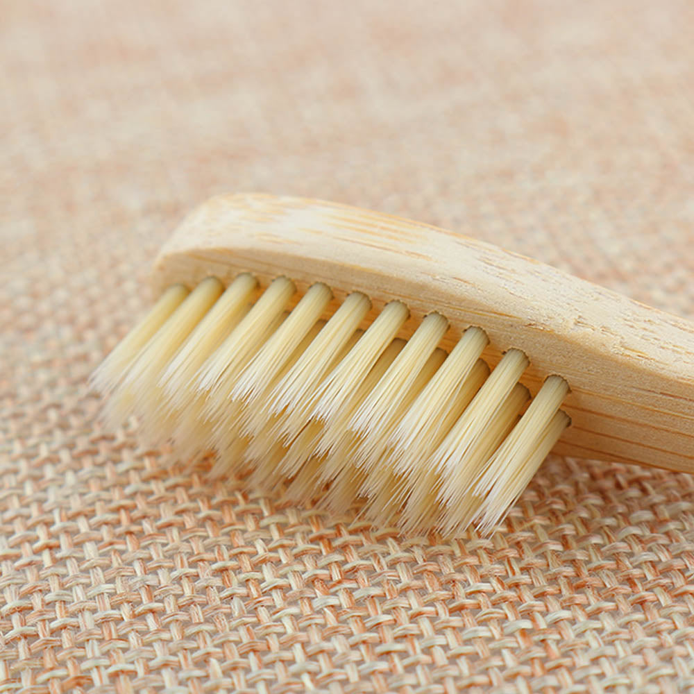 Personal Environmental Bamboo Charcoal Toothbrush For Oral Health Low, Soft Bristle, Wood Handle Toothbrush