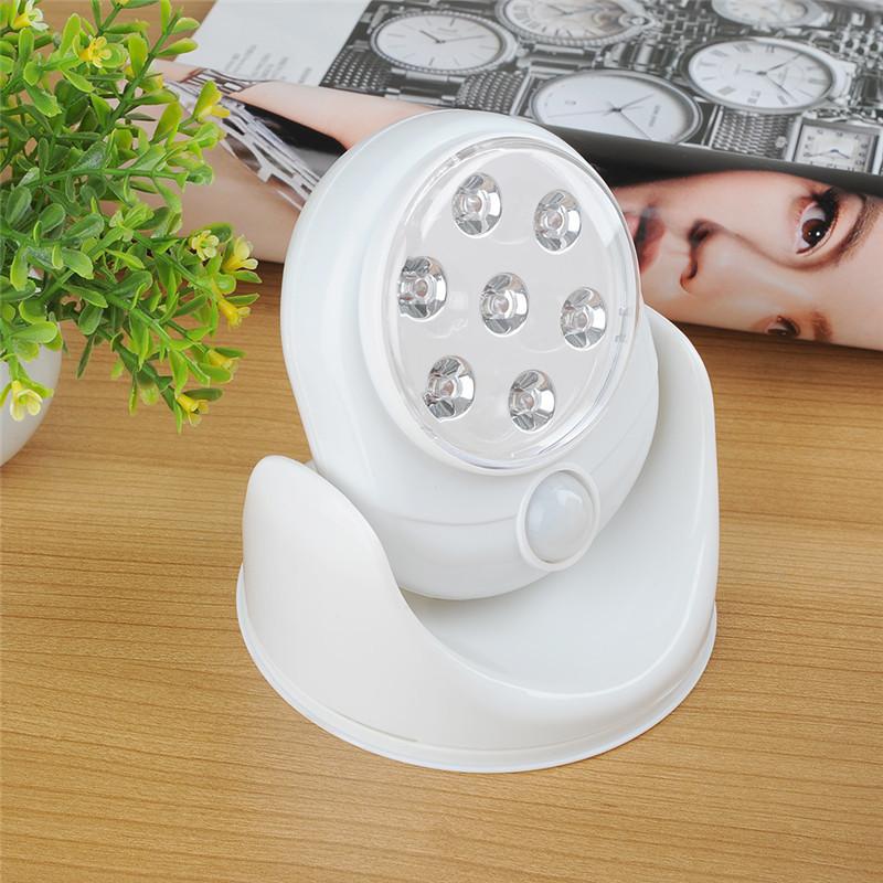 7 LED Night Light Magnetic Wireless Eco-friendly Wall Lamp