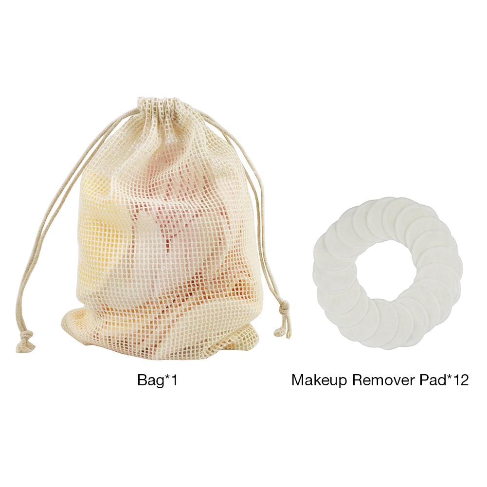 Makeup Remover Pads Made Fom Bamboo Fiber 12Pcs