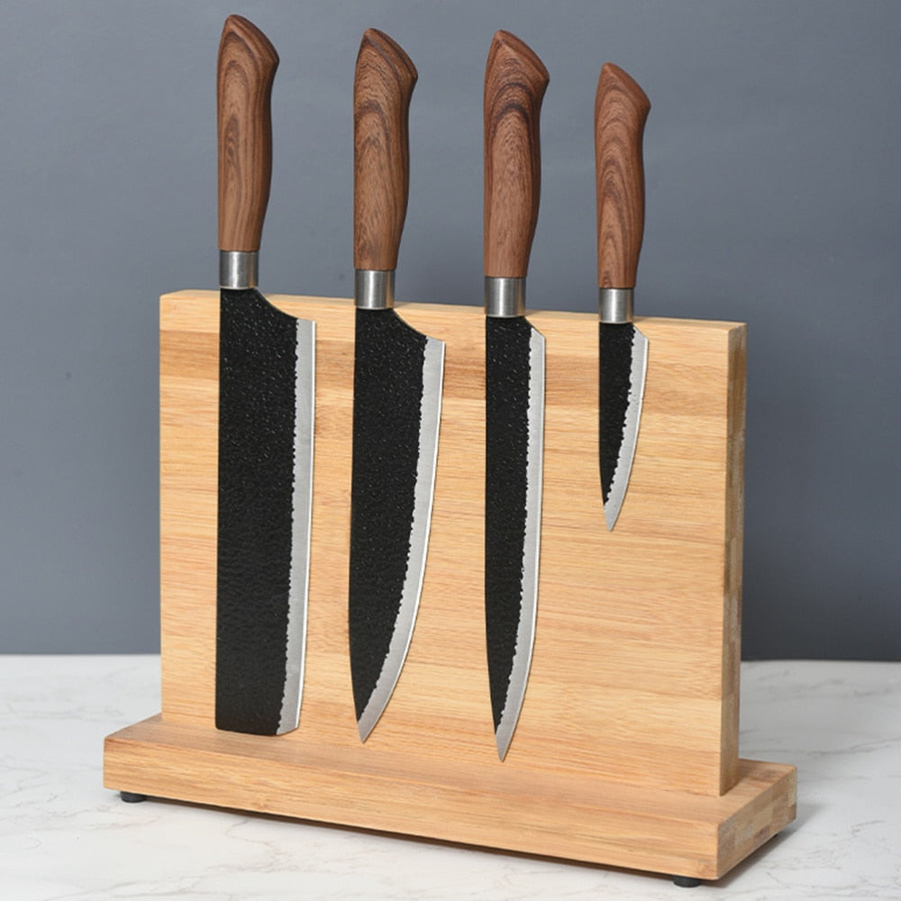Double Side Eco-friendly Bamboo Magnetic Rack