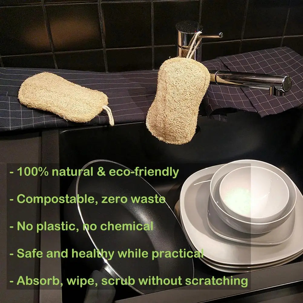 Natural Loofah Sponge, Biodegradable, Compostable