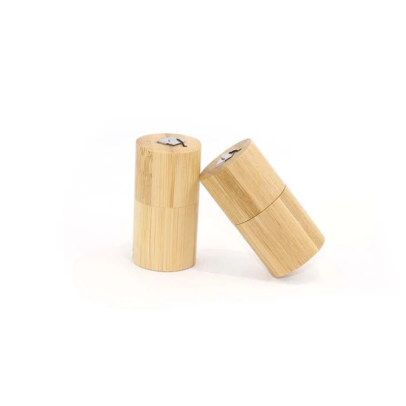 100% Biodegradable Dental Floss With Round Bamboo Case
