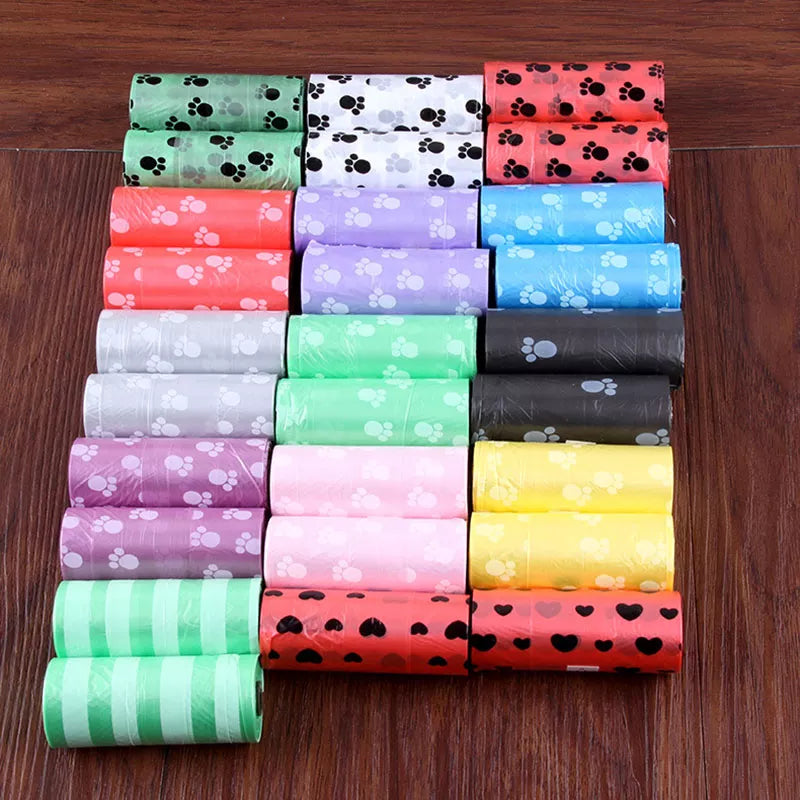 1/5 Roll Biodegradable Pet Poop Bag, Zero Waste