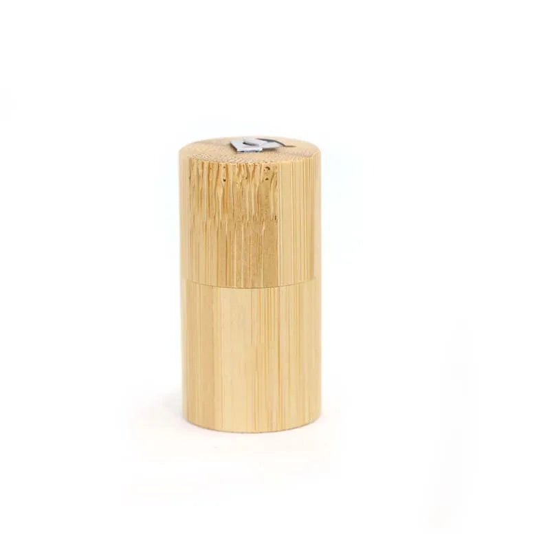 100% Biodegradable Dental Floss With Round Bamboo Case
