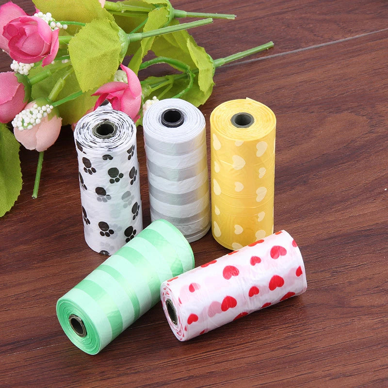 1/5 Roll Biodegradable Pet Poop Bag, Zero Waste