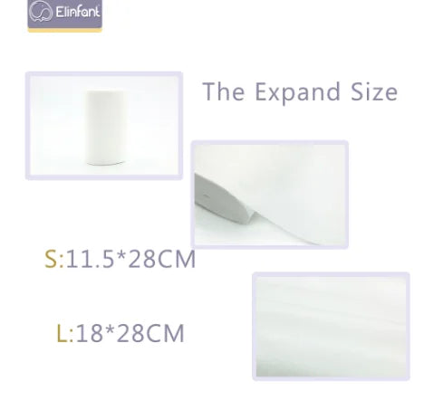 Elinfant Baby Flushable Biodegradable Disposable Liner Cleaning Wipes Cover Insert Cloth Nappy Diaper Bamboo Liners