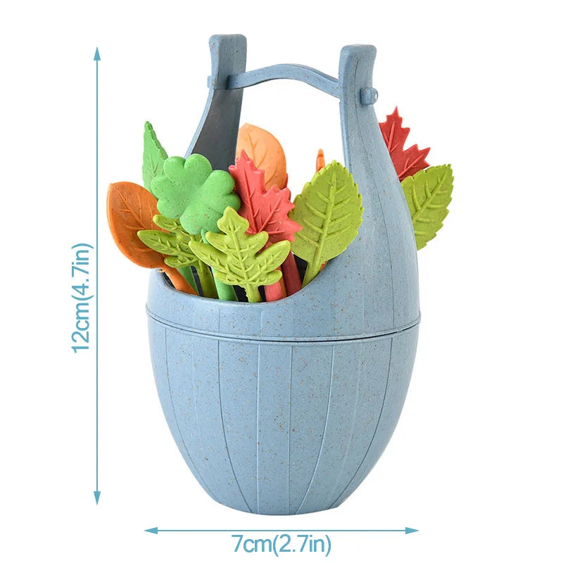 Biodegradable Fruit Fork Set 16/50pcs