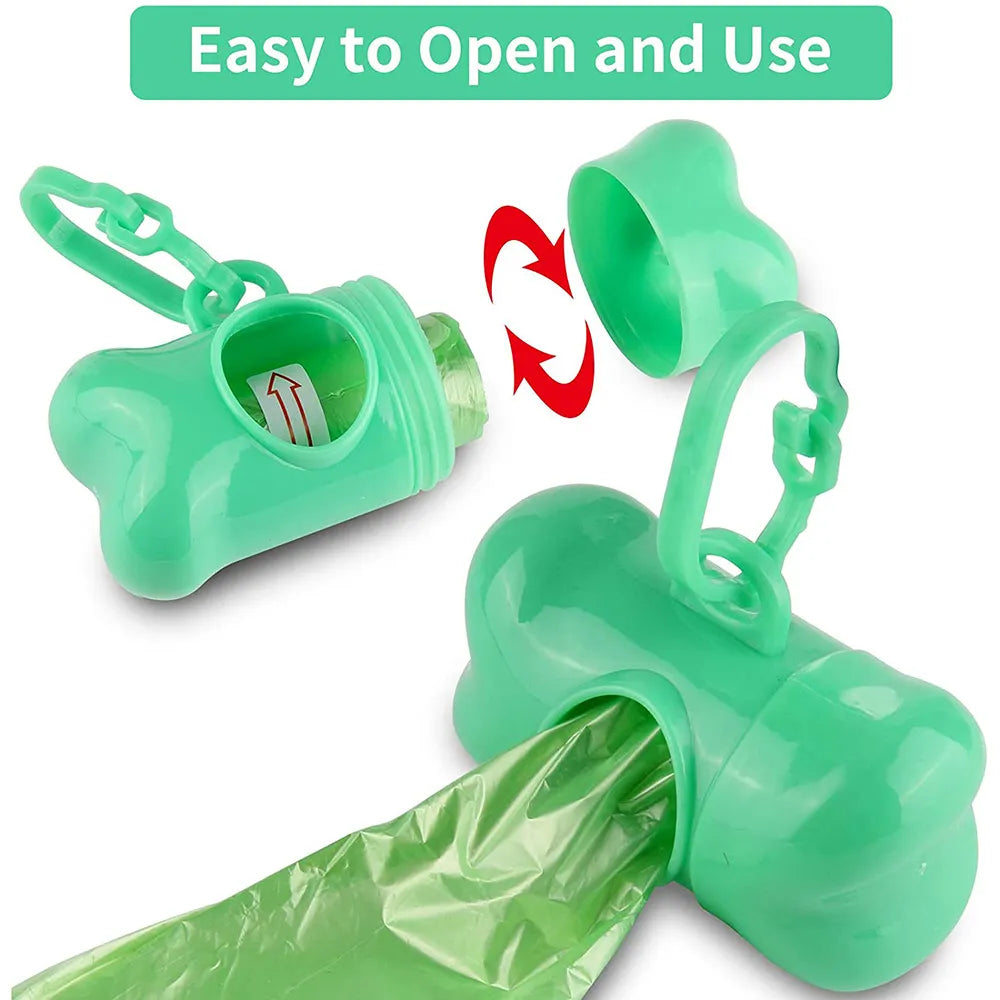 Disposable Dog Waste Bags with Paw Prints