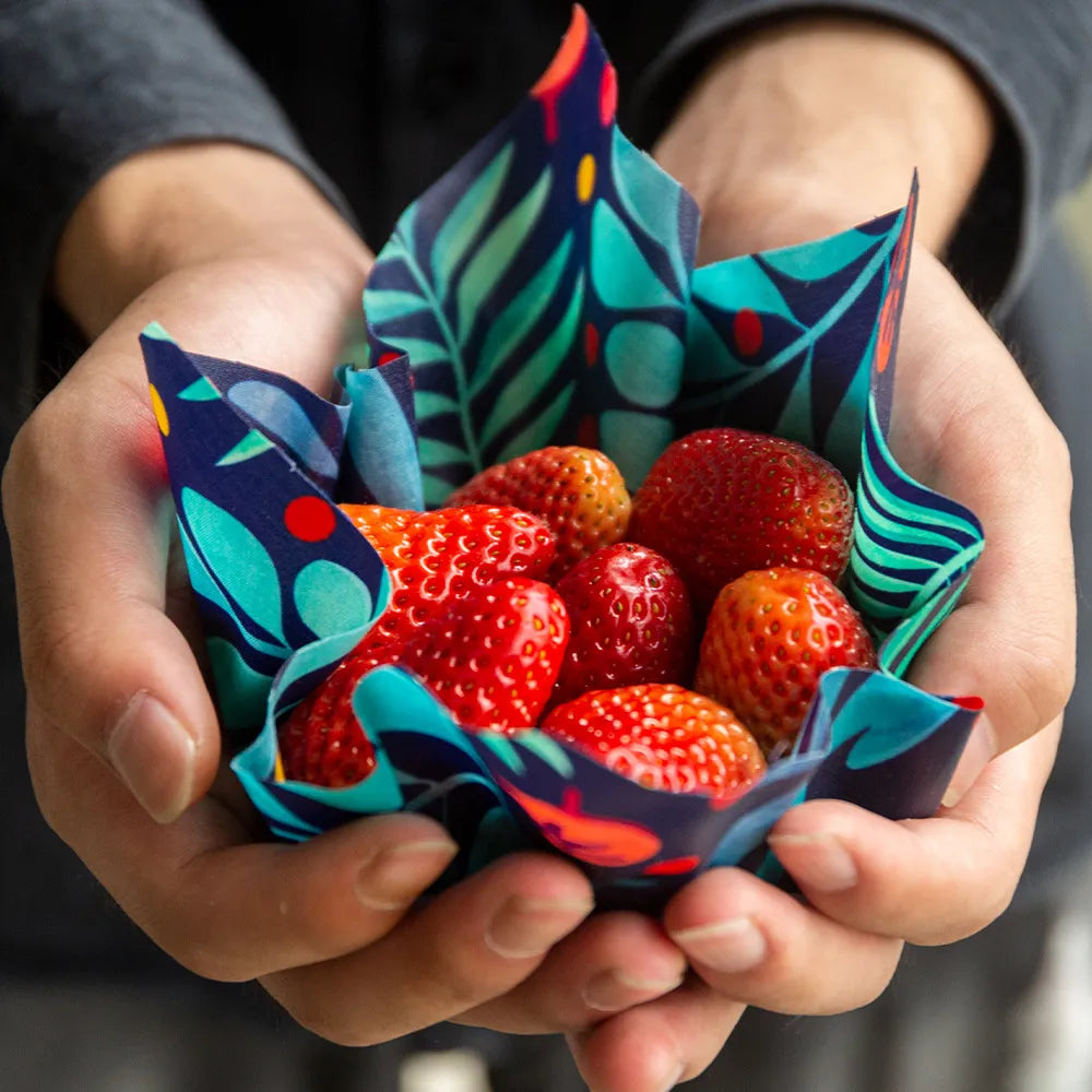 Zero Waste Reusable Storage Wrap Sustainable Organic Sandwich & Cheese Food Wrapping Paper BPA & Plastic Free Beeswax Food Wrap