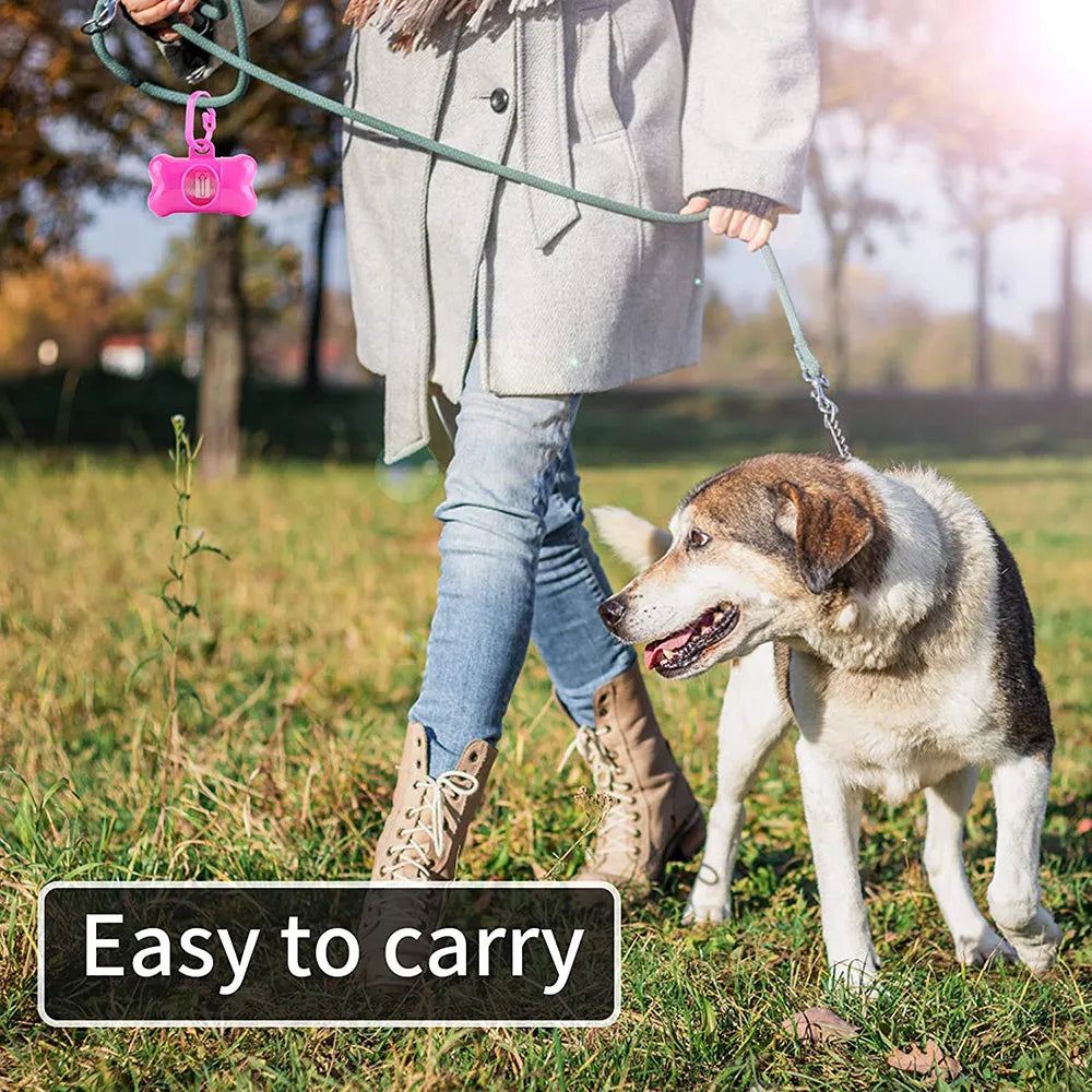 Disposable Dog Waste Bags with Paw Prints