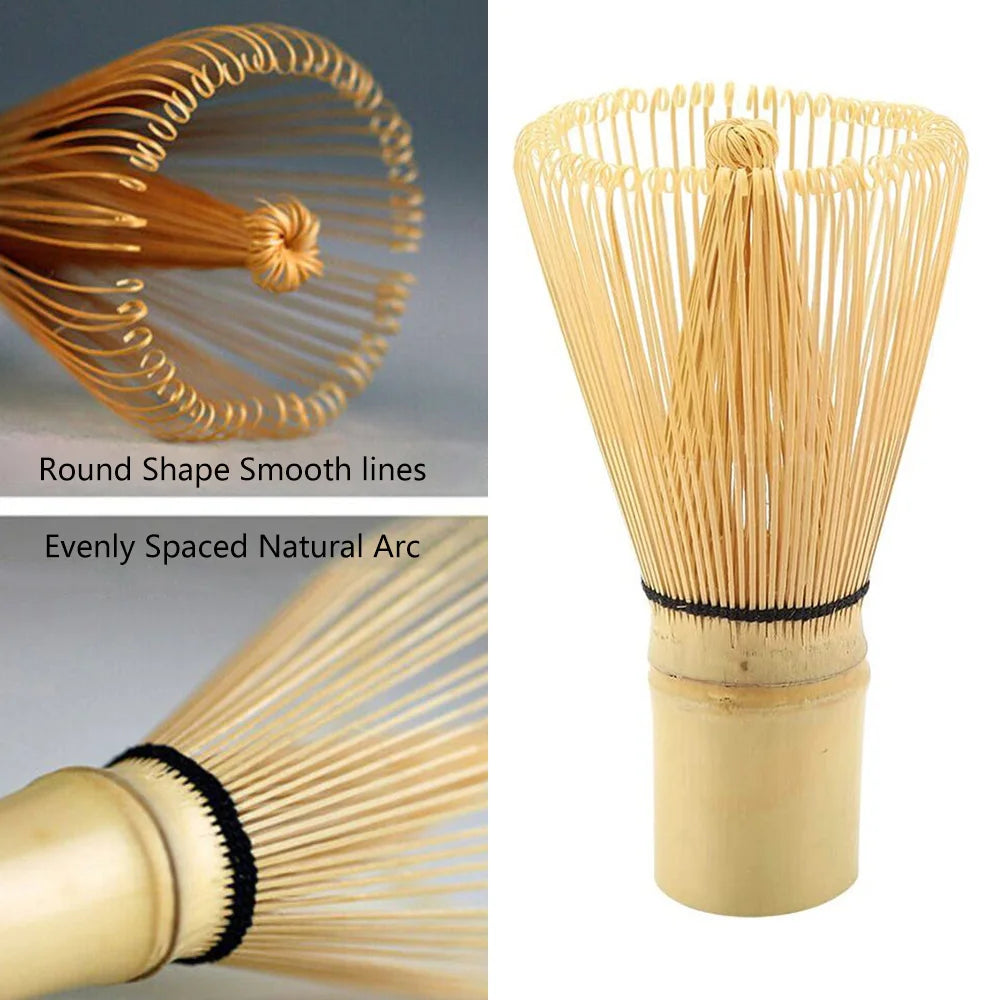 Matcha Tea Whisk for Matcha Tea Preparation Traditional Matcha Whisk Made from Durable and Sustainable Golden Bamboo