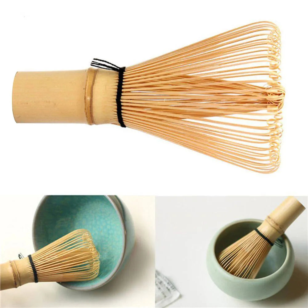 Matcha Tea Whisk for Matcha Tea Preparation Traditional Matcha Whisk Made from Durable and Sustainable Golden Bamboo