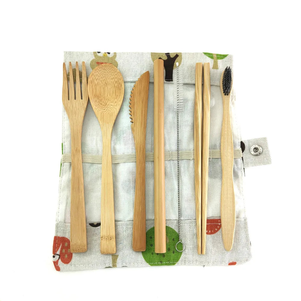 Bamboo Travel Utensils