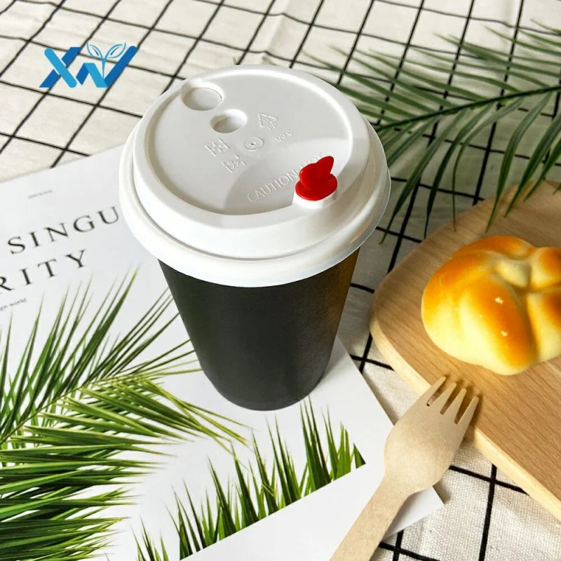 Biodegradable Double wall paper coffee cup 16oz