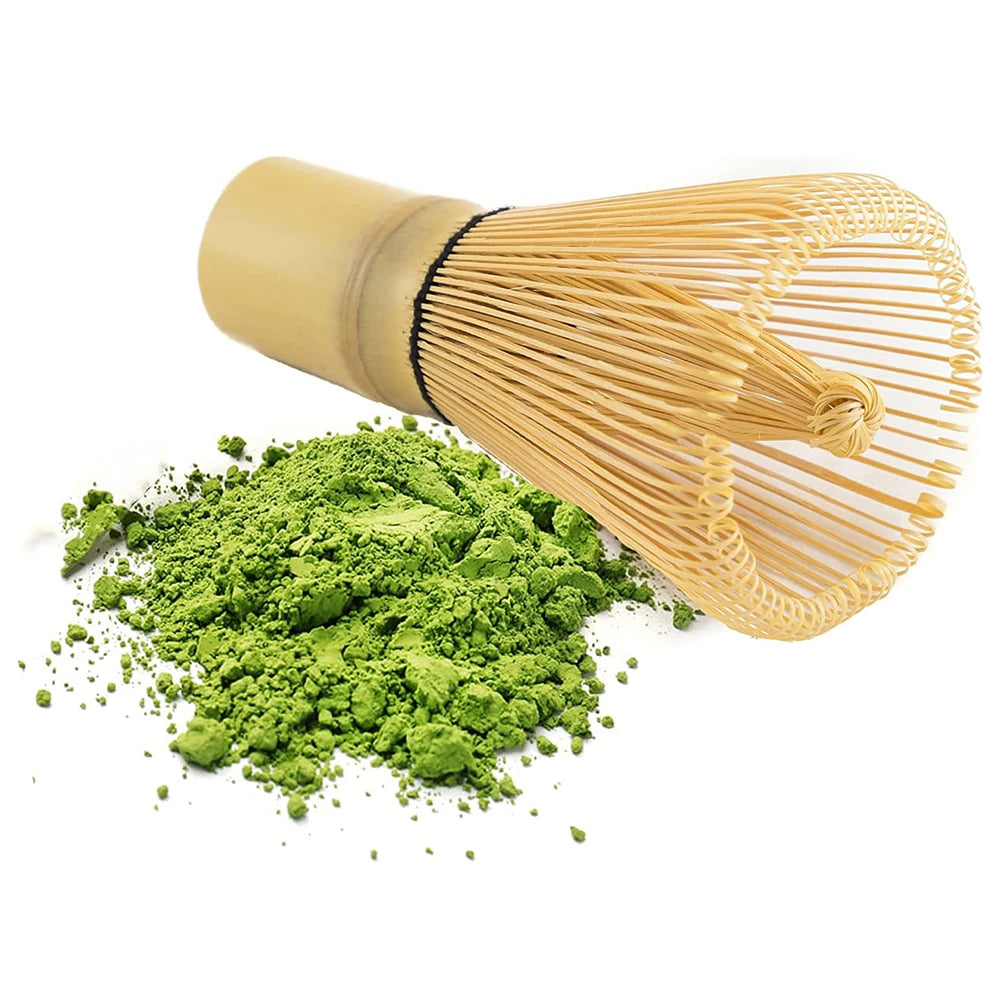 Matcha Tea Whisk for Matcha Tea Preparation Traditional Matcha Whisk Made from Durable and Sustainable Golden Bamboo