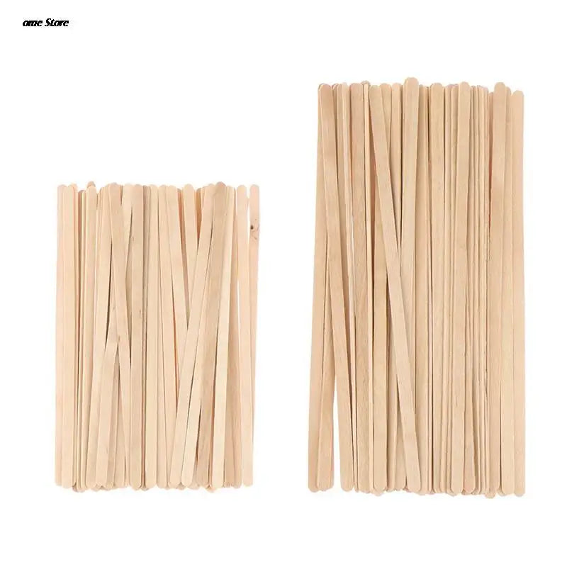Disposable Wooden Coffee Stirrers 50 pcs