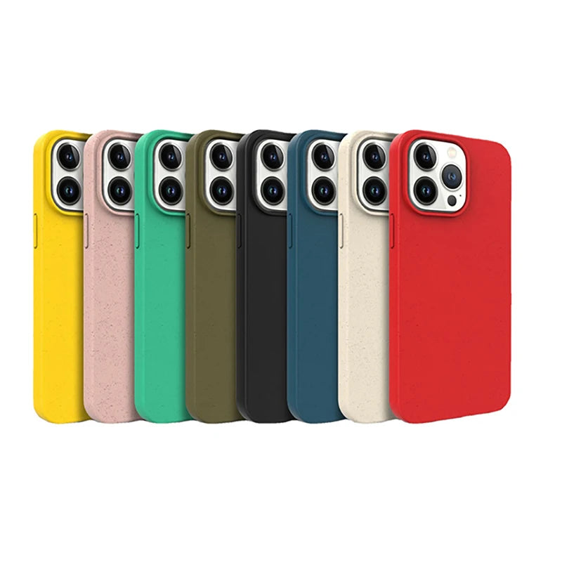 Biodegradable Cover For Iphone 14 Pro Max 13 12 11 Pro X Xr Max 6 8 Plus