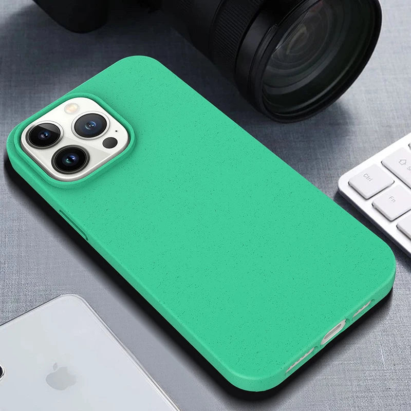 Biodegradable Cover For Iphone 14 Pro Max 13 12 11 Pro X Xr Max 6 8 Plus