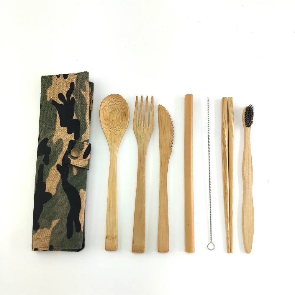 Bamboo Travel Utensils