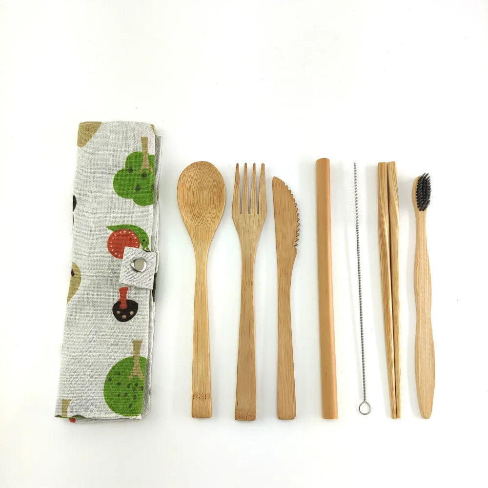 Bamboo Travel Utensils