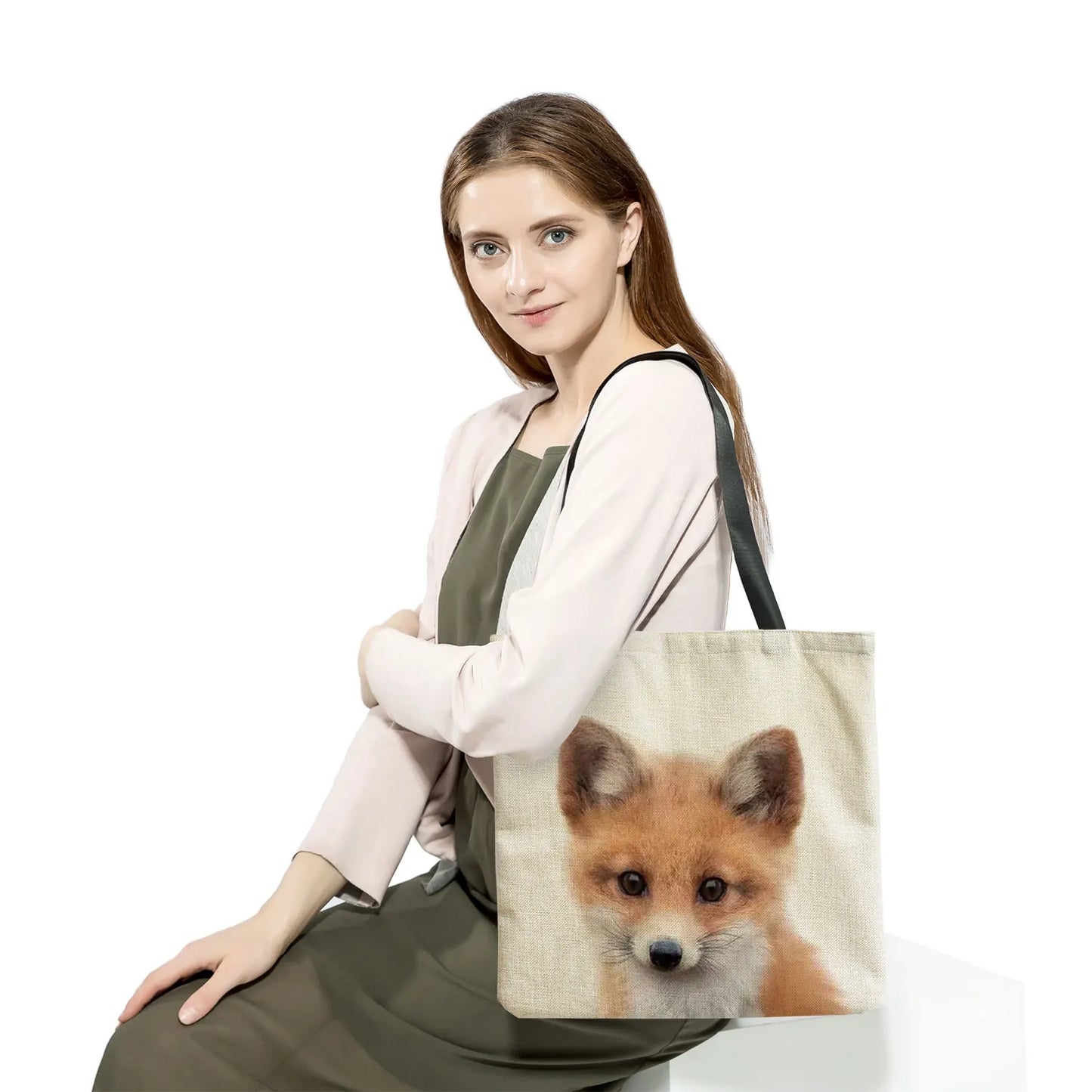 Cute Animal Series Panda Koala Elephant Print Handbag