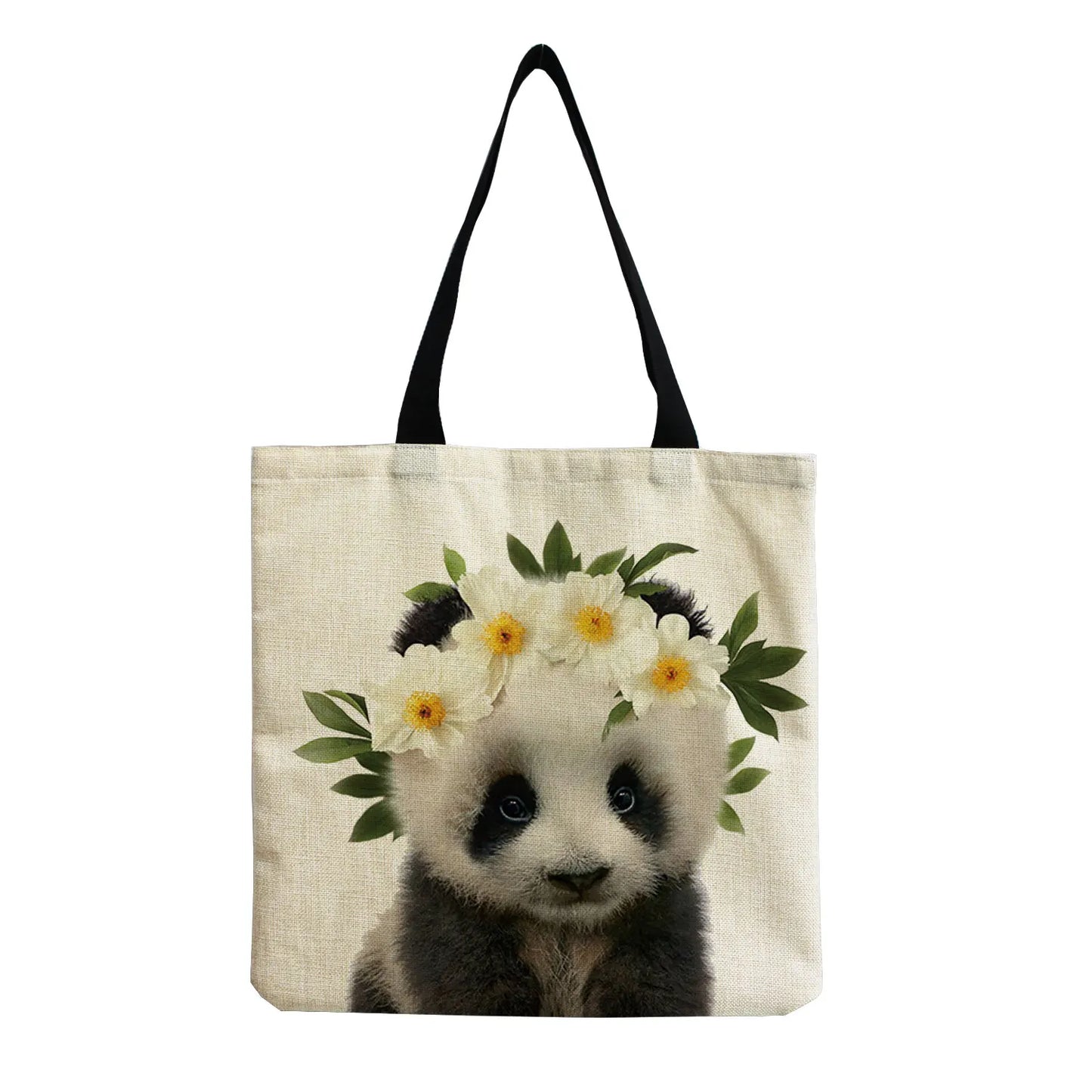 Cute Animal Series Panda Koala Elephant Print Handbag