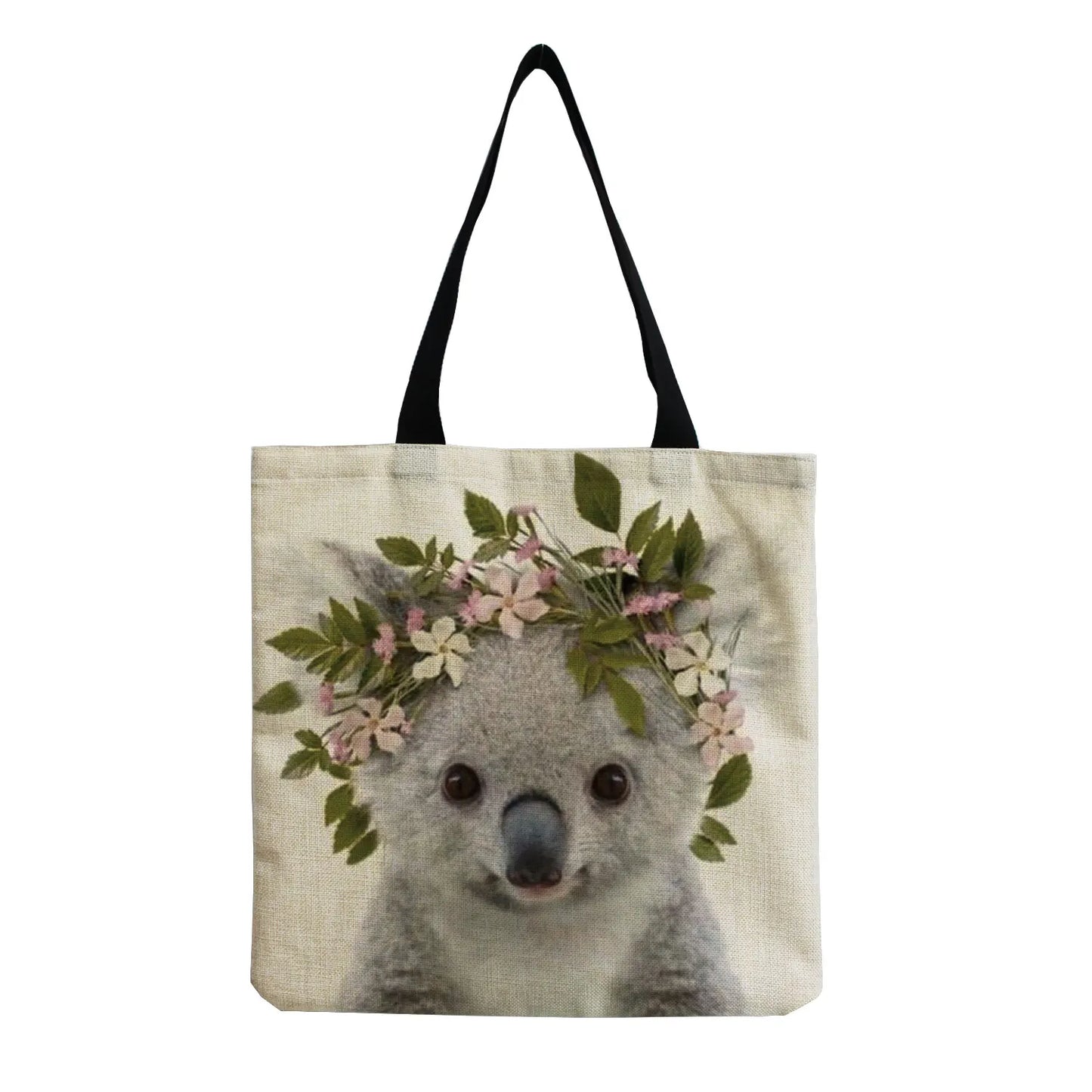 Cute Animal Series Panda Koala Elephant Print Handbag