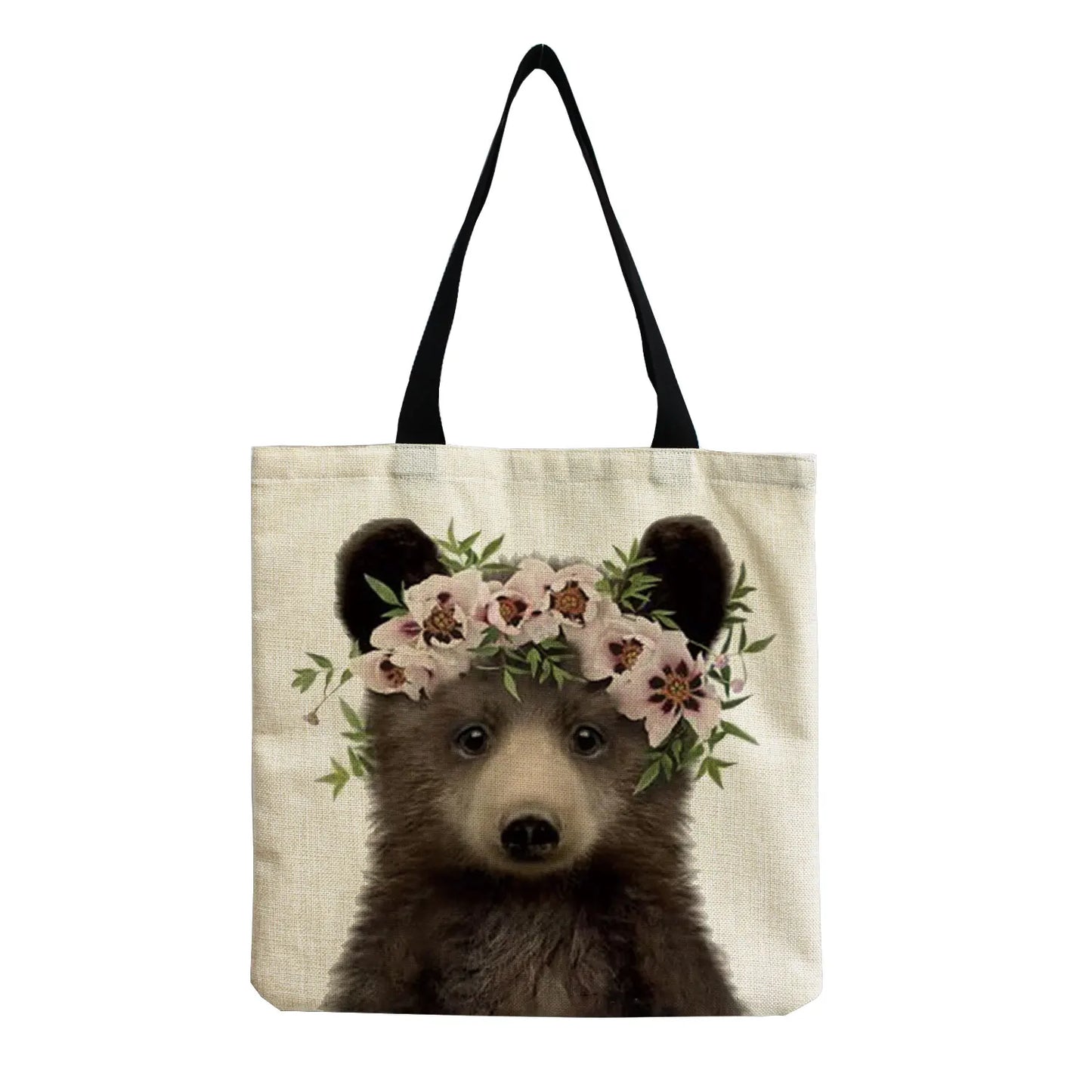 Cute Animal Series Panda Koala Elephant Print Handbag