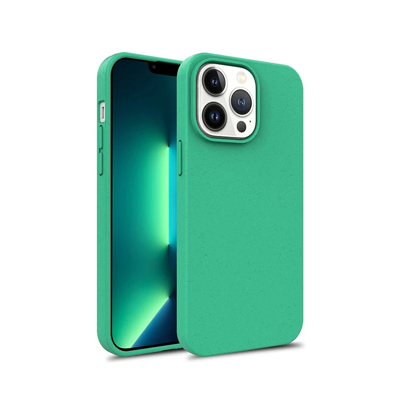 Biodegradable Cover For Iphone 14 Pro Max 13 12 11 Pro X Xr Max 6 8 Plus