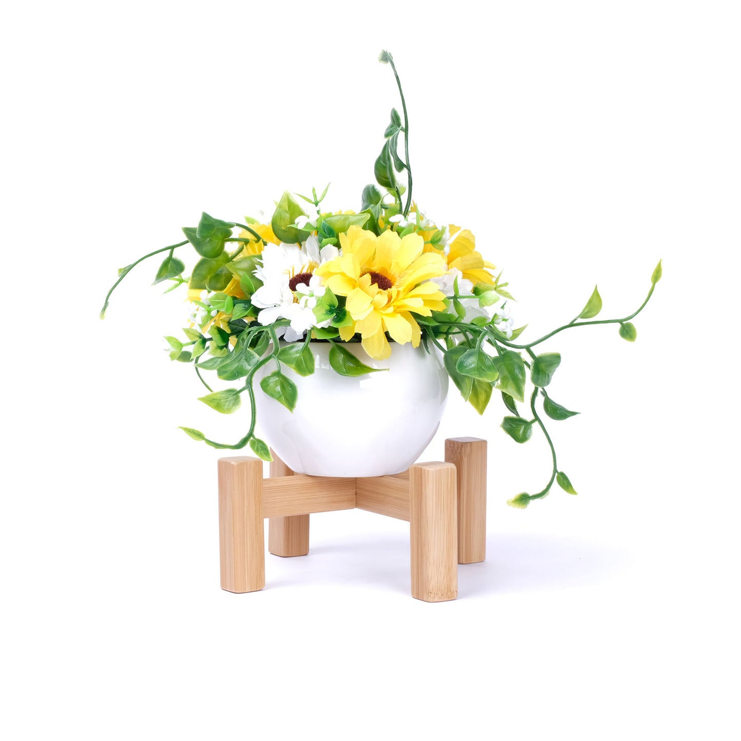 Bamboo Flower Stool Shelf