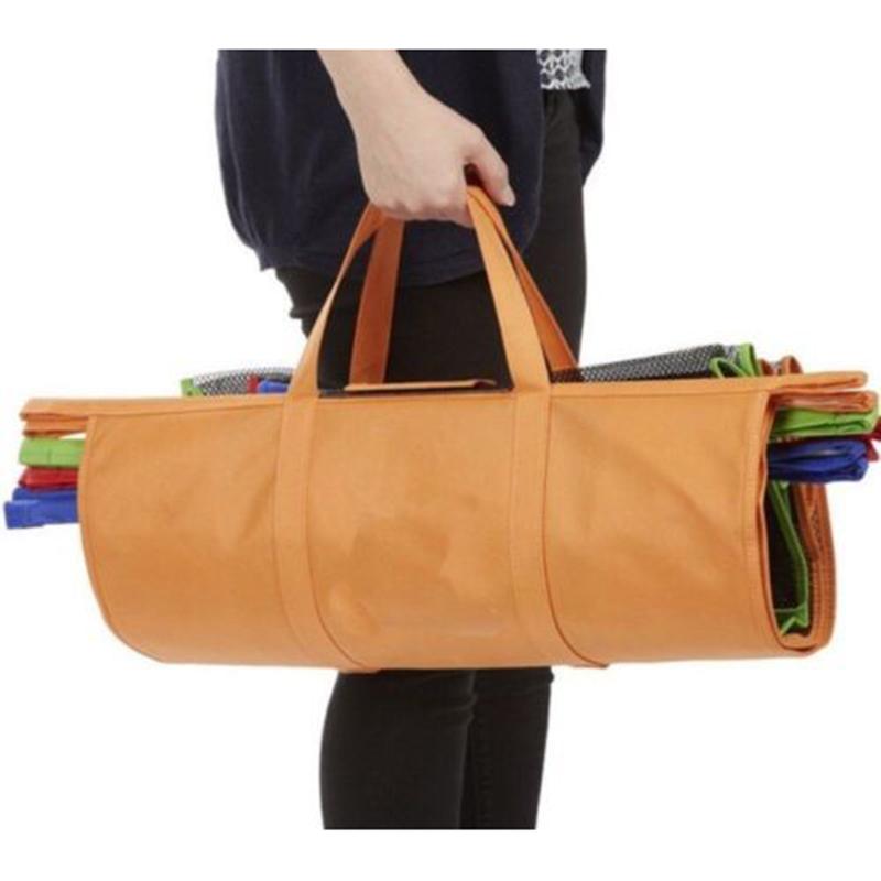 Foldable Eco-friendly Reusable Supermarket Bags 4pcs/set