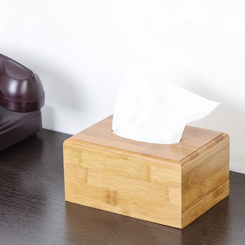 Bamboo Napkin Box