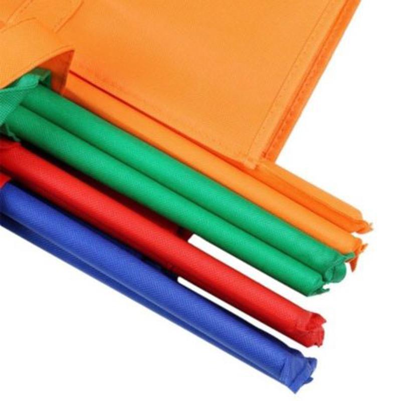 Foldable Eco-friendly Reusable Supermarket Bags 4pcs/set