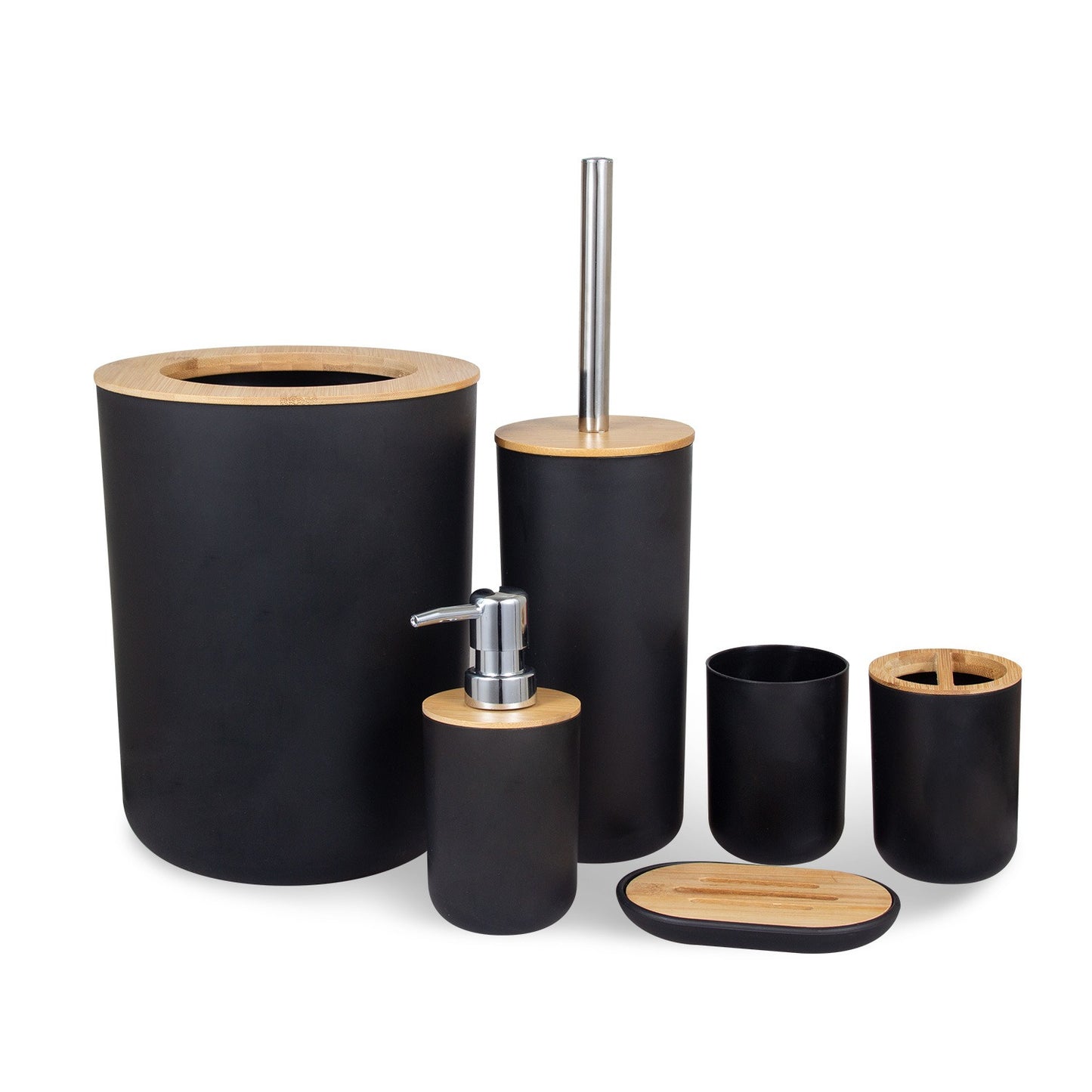 Luxury Bamboo and Wood Bathroom Set