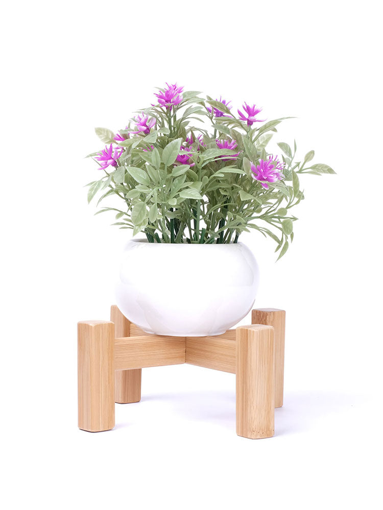 Bamboo Flower Stool Shelf