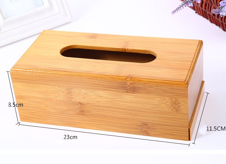 Bamboo Napkin Box