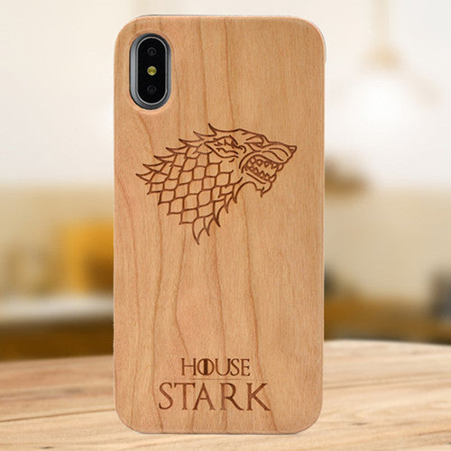 Laser Engraving Real Wood Cell Phone Case for iPhone XS MAX XR 7 8PLUS X Wooden Unique Shock Customized Bamboo Phone Cover Shell