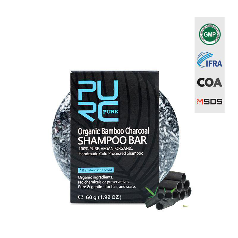 Nourishing Refreshing And Glossy Bamboo Charcoal Shampoo Soap