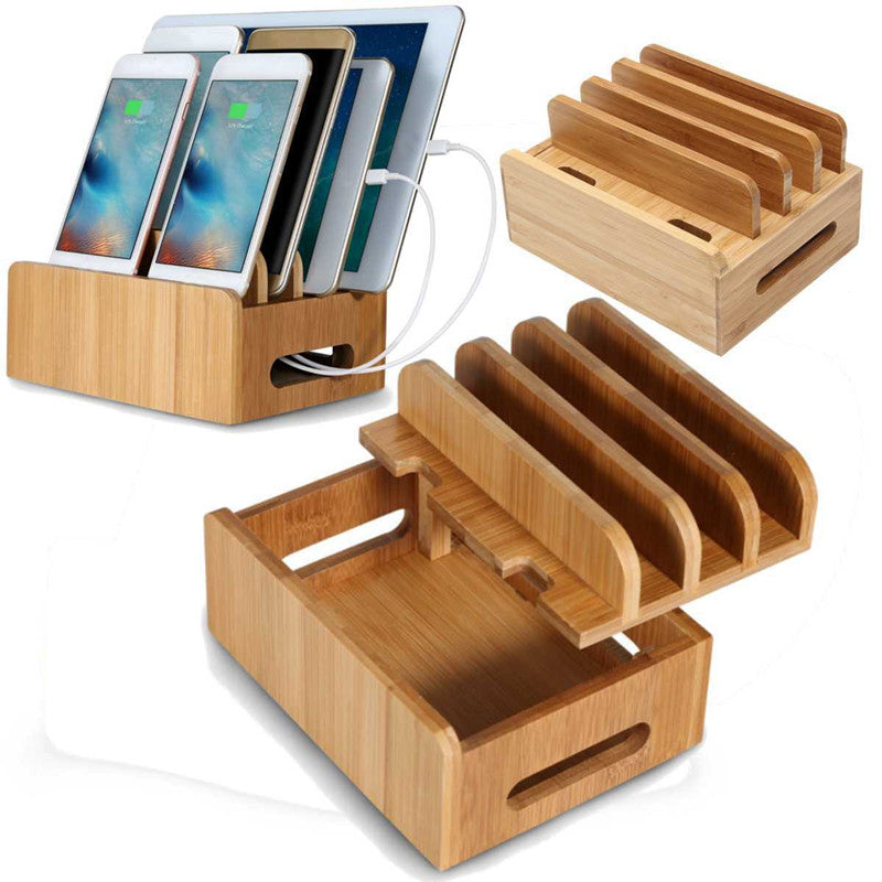 Wooden Charging Dock Station for Mobile Phone