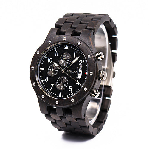BEWELL Wooden Men's Watch