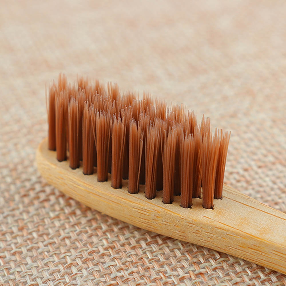 Personal Environmental Bamboo Charcoal Toothbrush For Oral Health Low, Soft Bristle, Wood Handle Toothbrush