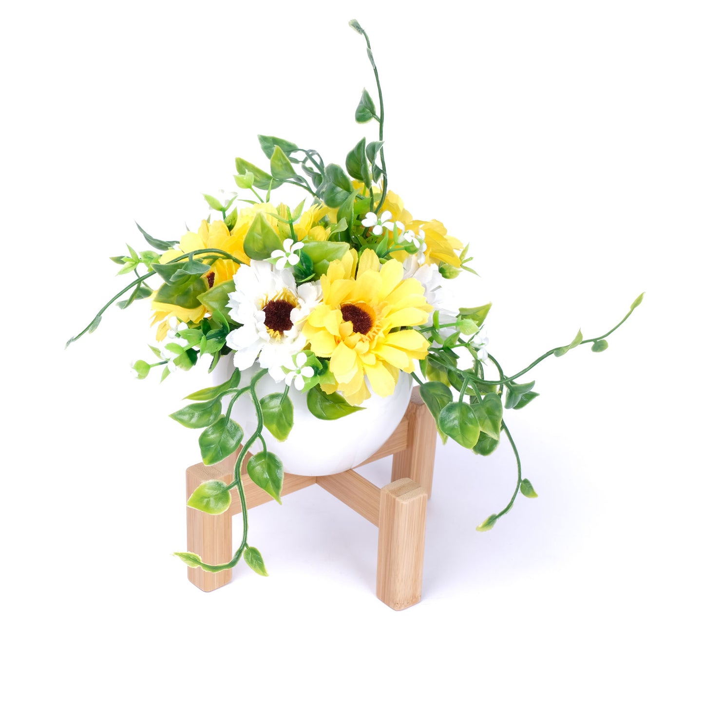 Bamboo Flower Stool Shelf