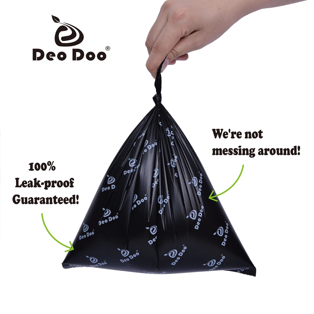 DeoDoo Dog Poop Bags Biodegradable Extra Thick