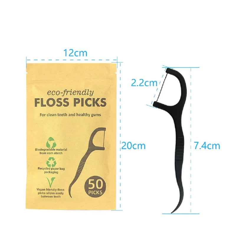 100Pcs Eco Friendly Floss Picks