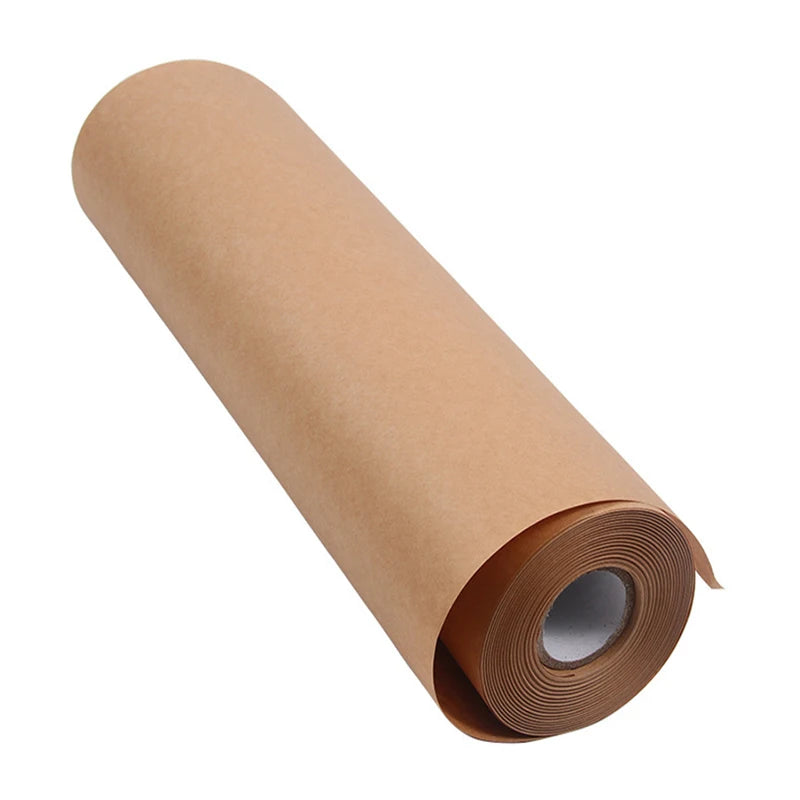 Hysen Brown Kraft Paper Roll  for Gift Wrapping Dunnage and Parcel Biodegradable Gift Wrapping Paper Thick Packing Wrap