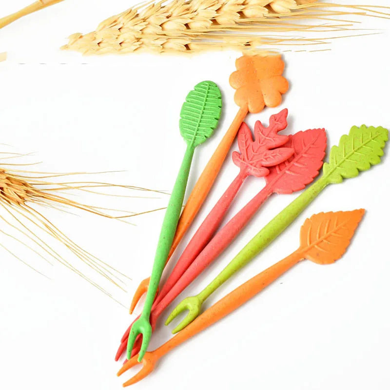 Biodegradable Fruit Fork Set 16/50pcs