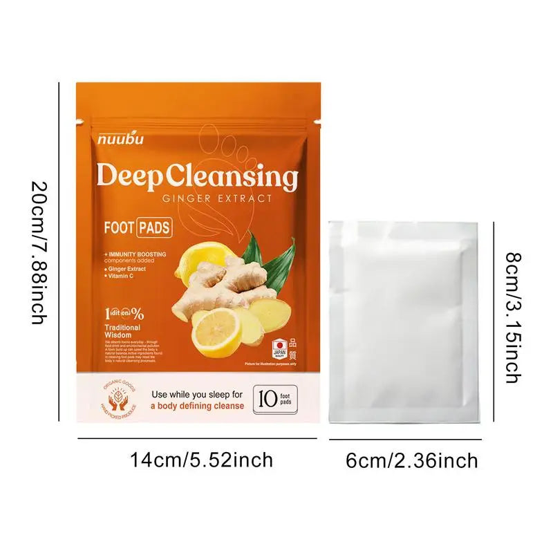Organic Ginger Foot Pads